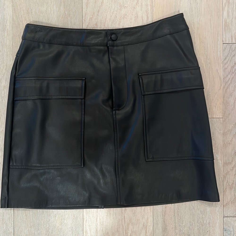 BB Dakota by Steve Madden Vegan Leather Skirt